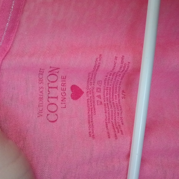 Victoria secrets cotton semi see through t shirt - Picture 2 of 4